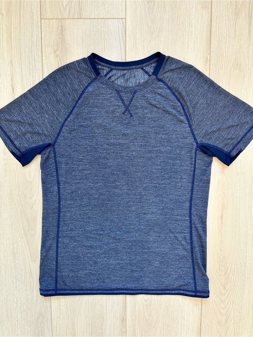 Men's Lululemon Heather Navy Performance Crew Tee